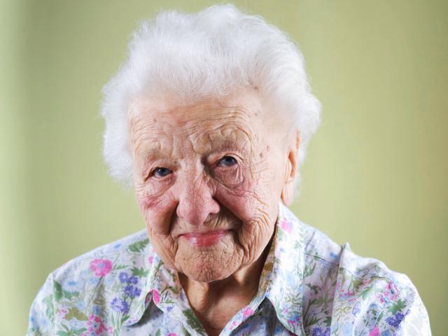 Herta Bornmann, 105 Jahre alt